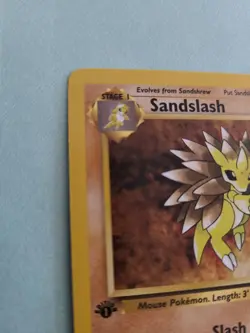 Pokemon Vintage 1st Edition Sandslash 41/62 Never Played Mint Condition - Image 3
