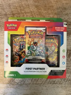 LOT OF 3 Pokemon TCG First Partner Illustration Collection - Image 2