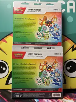 Pokemon TCG First Partner Illustration Collection Series 1 Lot of 2 Sealed - Image 2