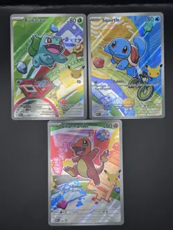 Pokemon Tcg First Partner Illustration Collection Series 1 Kanto Gen 1 (2) - Image 1