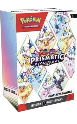Pokemon TCG: PRISMATIC Evolutions Booster Bundle (6pks) Factory Sealed - Image 1
