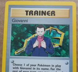 Giovanni 104/132 Rare Non-Holo Gym Challenge Set Pokemon Trainer Card NM - Image 2