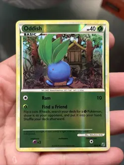 Pokemon TCG Oddish Reverse Holo 60/90 Undaunted 2010- LP - Image 1