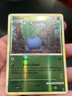 Pokemon TCG Oddish Reverse Holo 60/90 Undaunted 2010- LP - Image 2