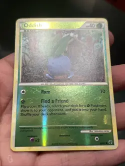 Pokemon TCG Oddish Reverse Holo 60/90 Undaunted 2010- LP - Image 3