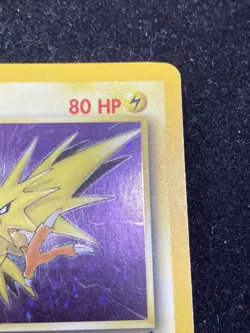 Pokemon Zapdos 15/62 Foil Edition Played Nice Holo Rare ERROR Fossil Misprint P1 - Image 5