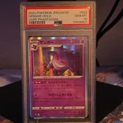 Pokemon Gengar 023/071 S10a Dark Phantasma Holo Rare PSA 10 Japanese - Image 1