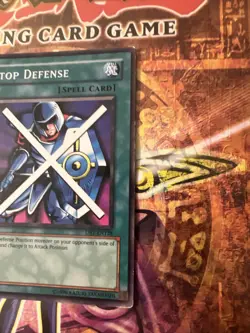 Yu-Gi-Oh! Stop Defense DB1-EN128 Unlimited Common MODERATELY PLAYED (MP) - Image 3