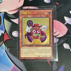 Yugioh - Time Wizard (Secret Rare) (1st Edition) - MZMU-EN060 CHIBI - Image 1