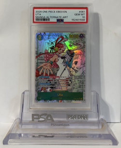 PSA 10 Uta (061) (Manga) EB03-061 Extra Booster: One Piece Heroines Edition Foil - Image 1