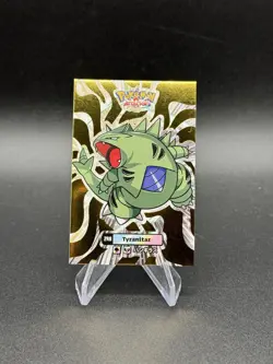 Pokemon Tyranitar 2025 Card Database Attacks 2 Gold Foil Peru US Seller - Image 1