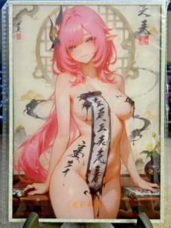 Elysia of Honkai Impact 3rd - Waifu Anime Trading Card - A5 Board Size - Image 1