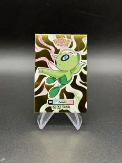 Celebi Pokemon 2025 Card Database Attacks 2 Gold Foil Holo Peru US Seller - Image 1