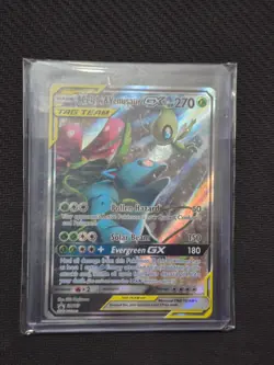 Celebi & Venusaur GX SM167 Sm Holo Near Mint Perfect Condition Card - Image 1