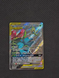 Celebi & Venusaur GX SM167 Sm Holo Near Mint Perfect Condition Card - Image 2