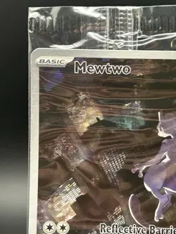 Pokemon 151 Mewtwo 052 Scarlet & Violet UPC Black Star Promo Card Holo Sealed - Image 2