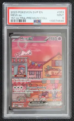 2023 Pokemon SVP EN Mew Ex Promo #53 151 Ultra Premium Collection Mint PSA 9 - Image 1