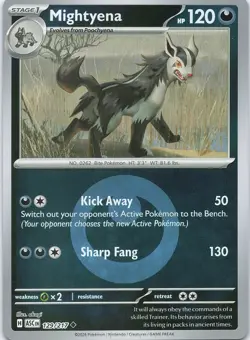 MIGHTYENA 129/217 ENERGY SYMBOL ME: ASCENDED HEROES POKEMON REVERSE HOLO LP - Image 1