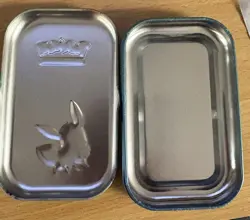 Empty Pokemon Mini Tin - Eevee & Chansey - Sun & Moon 2019 - Image 3
