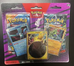 Pokemon TCG Team Rocket Articuno Zapdos Tyranitar 2-Pack Blister New Sealed - Image 1