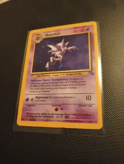 Vintage Pokemon Haunter 6/62 Holo Fossil Lightly Played TCG - Image 1