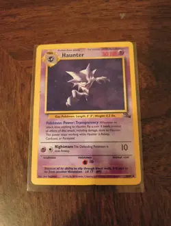 Vintage Pokemon Haunter 6/62 Holo Fossil Lightly Played TCG - Image 2