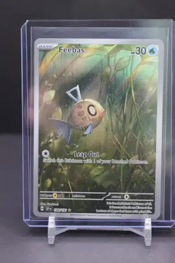 Feebas 198/191 Pokemon Surging Sparks IR Illustration Rare Holo - Image 1