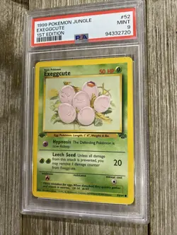 PSA 9 1999 POKEMON JUNGLE EXEGGCUTE 1ST EDITION - Image 1