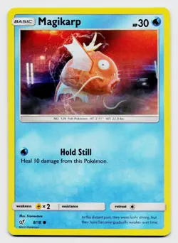 Magikarp 8/18 Pokemon TCG SM: Detective Pikachu Holo NM - Image 1