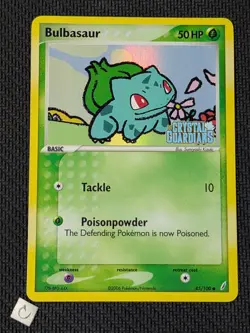 Bulbasaur 45/100 - Crystal Guardians Stamped Reverse Holo Pokemon TCG NM - Image 1