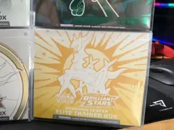Brilliant Stars Pokemon Center ETB Pokemon TCG Sword & Shield Elite Trainer Box 820650850066 - Image 1