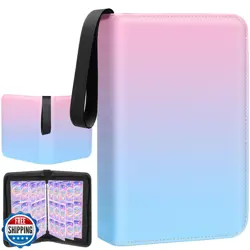 Card Binder 9 Pocket, 900 Pockets Card Holder Compatible with Game Cards Gift - Image 1
