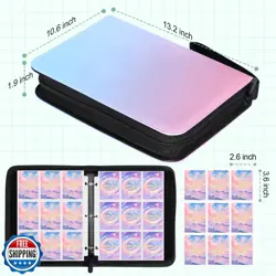 Card Binder 9 Pocket, 900 Pockets Card Holder Compatible with Game Cards Gift - Image 3