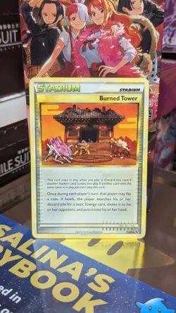 Pokemon TCG 2010 BURNED TOWER 71/90 HGSS UNDAUNTED SET - Non Holo - Image 1