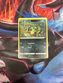 Pokemon Tcg Spinarak Miscut Error 043/072 Shining Dates - Image 1