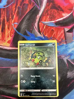 Pokemon Tcg Spinarak Miscut Error 043/072 Shining Dates - Image 2