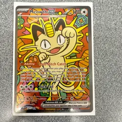 Pokemon Company Meowth ex 121/088 SV 151 Full Art Holo Ultra Rare Eng 2023 - Image 1