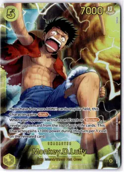 One Piece TCG Monkey.D.Luffy OP15-119 SEC Mint - Image 1
