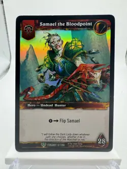 World of Warcraft TCG Twilight Foil Hero Samael the Bloodpoint - Image 1