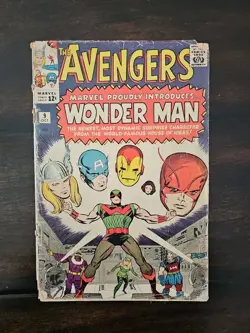 The Avengers #9 (Marvel Comics October 1964) First Appearance Of Wonder Man - Image 1