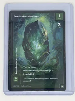Wonders Of The First Petraian Formless Stone 038/402 Classic Paper Mythic - Image 1