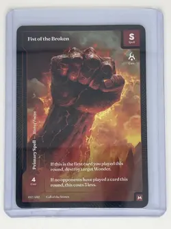 Wonders Of The First Fist of the Broken 017/402 Classic Paper Mythic - Image 1