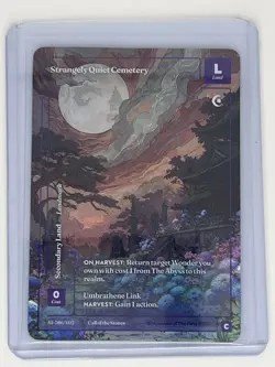 Wonders Of The First Strangely Quiet Cemetery Land A1-386/402 Classic Foil - Image 1