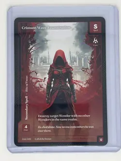 Wonders Of The First Crimson Wave Assassination 244/402 Classic Paper Mythic - Image 1