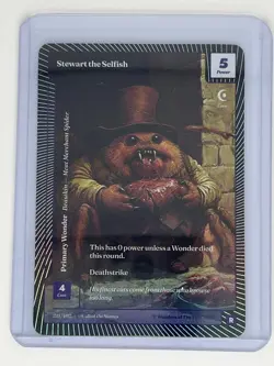 Wonders Of The First Stewart the Selfish 211/402 Rare Classic Foil - Image 1