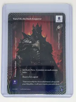 Wonders Of The First Yara VII, the Dark Emperor 155/402 Classic Foil - Image 1