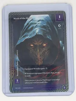 Wonders Of The First Mask of the Abyss 355/402 Classic Foil - Image 1