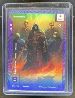 2024 Wonders of the First Bonerattle Rainbow Foil Holofoil Token #20 - Image 1