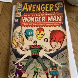 The Avengers #9 (Marvel Comics October 1964) 1ST App Of Wonder Man Restored GD- - Image 1