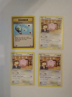 Pokemon TCG Card Lot Chansey Energy Search - Image 1